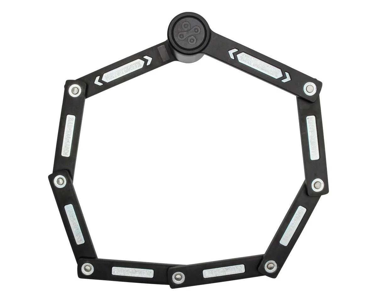 Kryptonite Keeper Mini Folding Lock (Black) (5.75") (w/ Bracket) - view 2